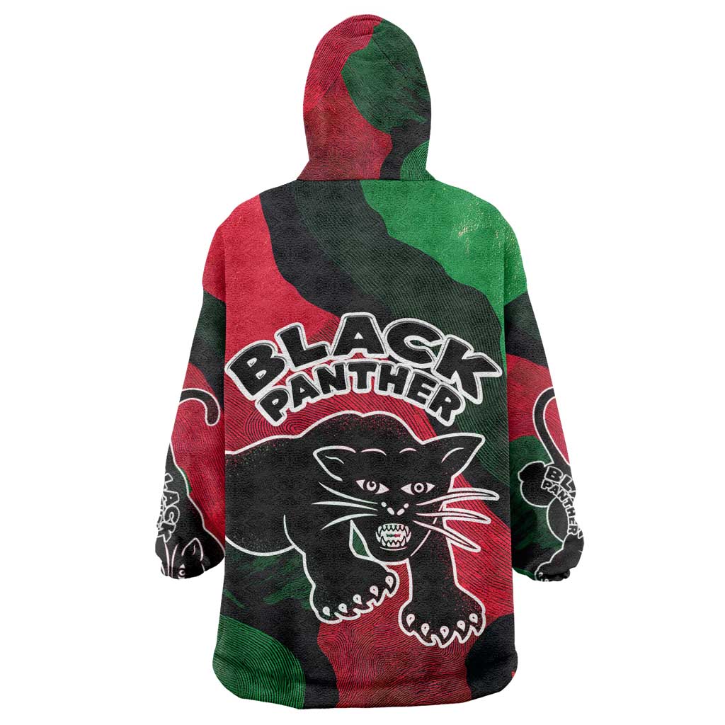 Bobby Seale Wearable Blanket Hoodie Black Panther Logo Revolutionary Civil Rights Movement Tribute - African Pride