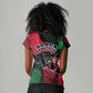 Bobby Seale Women V-Neck T-Shirt Black Panther Logo Revolutionary Civil Rights Movement Tribute - African Pride