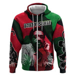 Bobby Seale Zip Hoodie Black Panther Logo Revolutionary Civil Rights Movement Tribute - African Pride