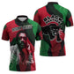 Bobby Seale Zipper Polo Shirt Black Panther Logo Revolutionary Civil Rights Movement Tribute - African Pride