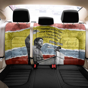 Bobby Seale Back Car Seat Cover Torn Paper Collage Design Solidarity Quote Powerful Speech Artwork Civil Rights - African Pride