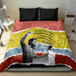 Bobby Seale Bedding Set Torn Paper Collage Design Solidarity Quote Powerful Speech Artwork Civil Rights - African Pride