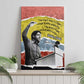Bobby Seale Canvas Wall Art Torn Paper Collage Design Solidarity Quote Powerful Speech Artwork Civil Rights - African Pride