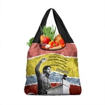Bobby Seale Grocery Bag Torn Paper Collage Design Solidarity Quote Powerful Speech Artwork Civil Rights - African Pride