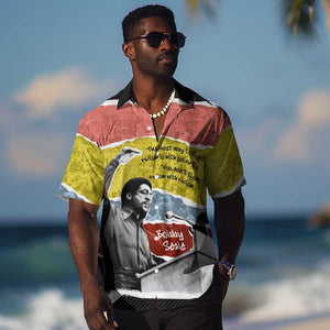 Bobby Seale Hawaiian Shirt Torn Paper Collage Design Solidarity Quote Powerful Speech Artwork Civil Rights - African Pride