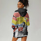 Bobby Seale Hoodie Dress Torn Paper Collage Design Solidarity Quote Powerful Speech Artwork Civil Rights - African Pride