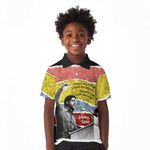 Bobby Seale Kid Polo Shirt Torn Paper Collage Design Solidarity Quote Powerful Speech Artwork Civil Rights - African Pride