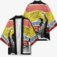 Bobby Seale Kimono Torn Paper Collage Design Solidarity Quote Powerful Speech Artwork Civil Rights - African Pride