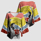 Bobby Seale Kimono Sleeve Blouse Torn Paper Collage Design Solidarity Quote Powerful Speech Artwork Civil Rights - African Pride