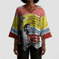 Bobby Seale Kimono Sleeve Blouse Torn Paper Collage Design Solidarity Quote Powerful Speech Artwork Civil Rights - African Pride