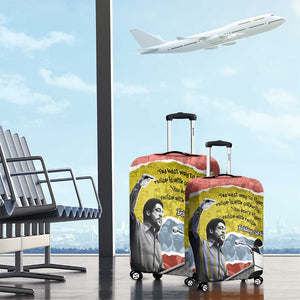 Bobby Seale Luggage Cover Torn Paper Collage Design Solidarity Quote Powerful Speech Artwork Civil Rights - African Pride