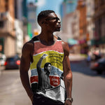 Bobby Seale Men Tank Top Torn Paper Collage Design Solidarity Quote Powerful Speech Artwork Civil Rights - African Pride