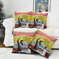 Bobby Seale Pillow Cover Torn Paper Collage Design Solidarity Quote Powerful Speech Artwork Civil Rights - African Pride