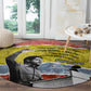 Bobby Seale Round Carpet Torn Paper Collage Design Solidarity Quote Powerful Speech Artwork Civil Rights - African Pride