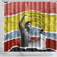 Bobby Seale Shower Curtain Torn Paper Collage Design Solidarity Quote Powerful Speech Artwork Civil Rights - African Pride