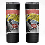Bobby Seale Skinny Tumbler Torn Paper Collage Design Solidarity Quote Powerful Speech Artwork Civil Rights - African Pride