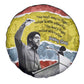 Bobby Seale Spare Tire Cover Torn Paper Collage Design Solidarity Quote Powerful Speech Artwork Civil Rights - African Pride