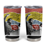 Bobby Seale Tumbler Cup Torn Paper Collage Design Solidarity Quote Powerful Speech Artwork Civil Rights - African Pride