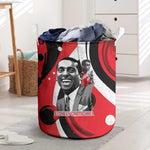 Stokely Carmichael Laundry Basket Abstract Design Black Power Text Civil Rights Activist - African Pride
