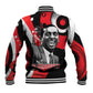 Stokely Carmichael Baseball Jacket Abstract Design Black Power Text Civil Rights Activist - African Pride