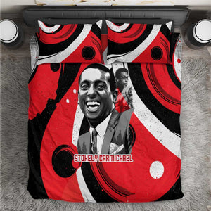Stokely Carmichael Bedding Set Abstract Design Black Power Text Civil Rights Activist - African Pride