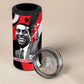 Stokely Carmichael 4 in 1 Can Cooler Tumbler Abstract Design Black Power Text Civil Rights Activist - African Pride