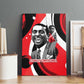 Stokely Carmichael Canvas Wall Art Abstract Design Black Power Text Civil Rights Activist - African Pride
