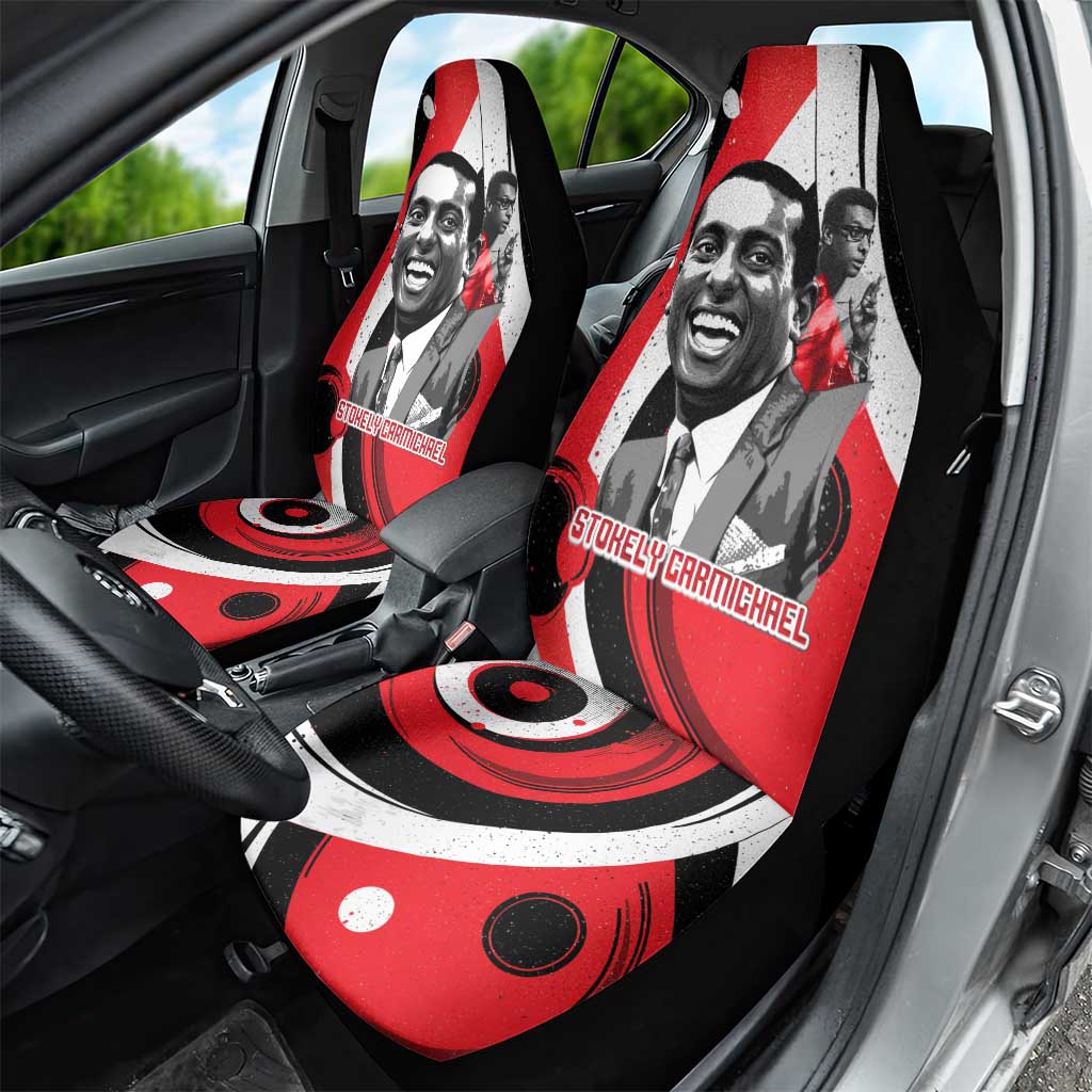 Stokely Carmichael Car Seat Cover Abstract Design Black Power Text Civil Rights Activist - African Pride