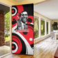 Stokely Carmichael Door Cover Abstract Design Black Power Text Civil Rights Activist - African Pride