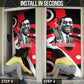 Stokely Carmichael Door Cover Abstract Design Black Power Text Civil Rights Activist - African Pride