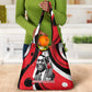 Stokely Carmichael Grocery Bag Abstract Design Black Power Text Civil Rights Activist - African Pride