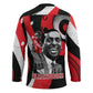 Stokely Carmichael Hockey Jersey Abstract Design Black Power Text Civil Rights Activist - African Pride