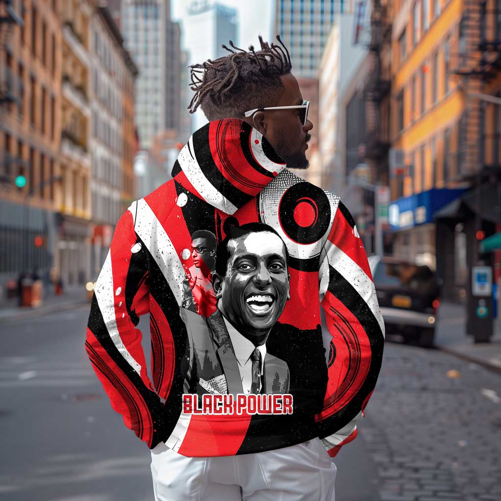 Stokely Carmichael Hoodie Abstract Design Black Power Text Civil Rights Activist - African Pride