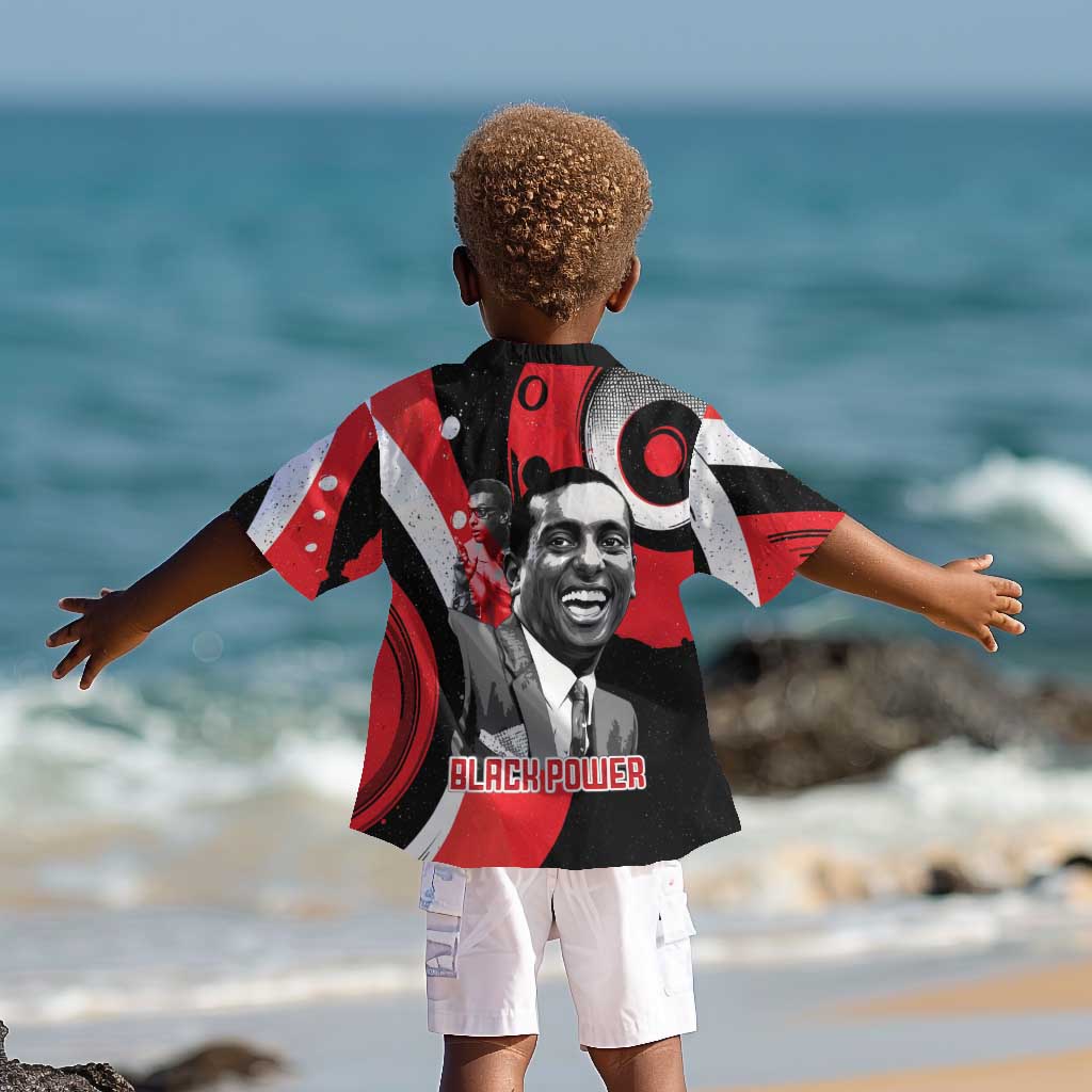Stokely Carmichael Kid Hawaiian Shirt Abstract Design Black Power Text Civil Rights Activist - African Pride