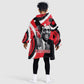Stokely Carmichael Kid Wearable Blanket Hoodie Abstract Design Black Power Text Civil Rights Activist - African Pride