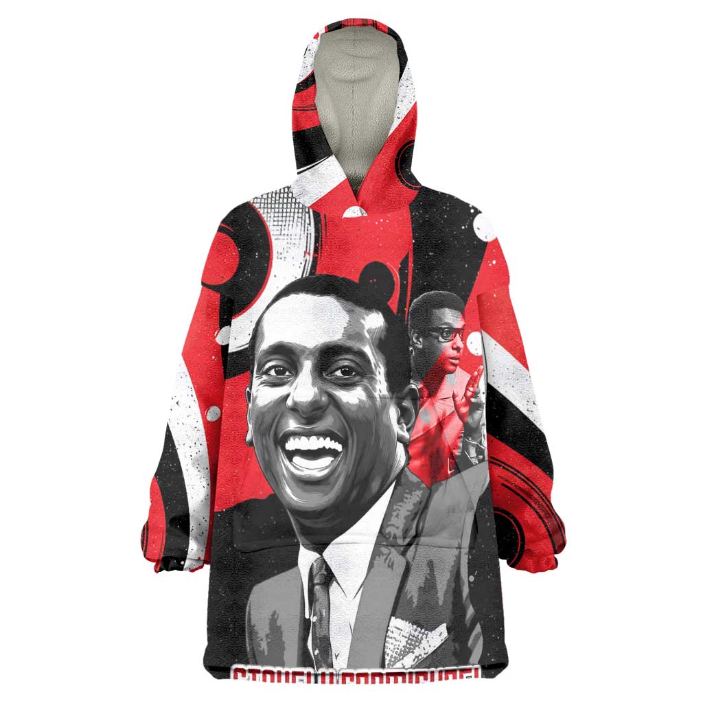 Stokely Carmichael Kid Wearable Blanket Hoodie Abstract Design Black Power Text Civil Rights Activist - African Pride