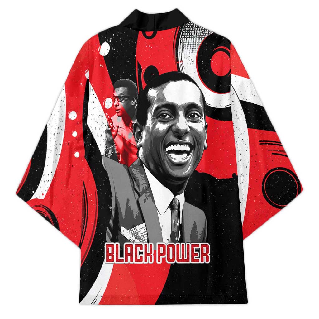Stokely Carmichael Kimono Abstract Design Black Power Text Civil Rights Activist - African Pride