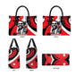 Stokely Carmichael Leather Bag Abstract Design Black Power Text Civil Rights Activist - African Pride