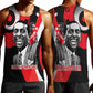 Stokely Carmichael Men Tank Top Abstract Design Black Power Text Civil Rights Activist - African Pride