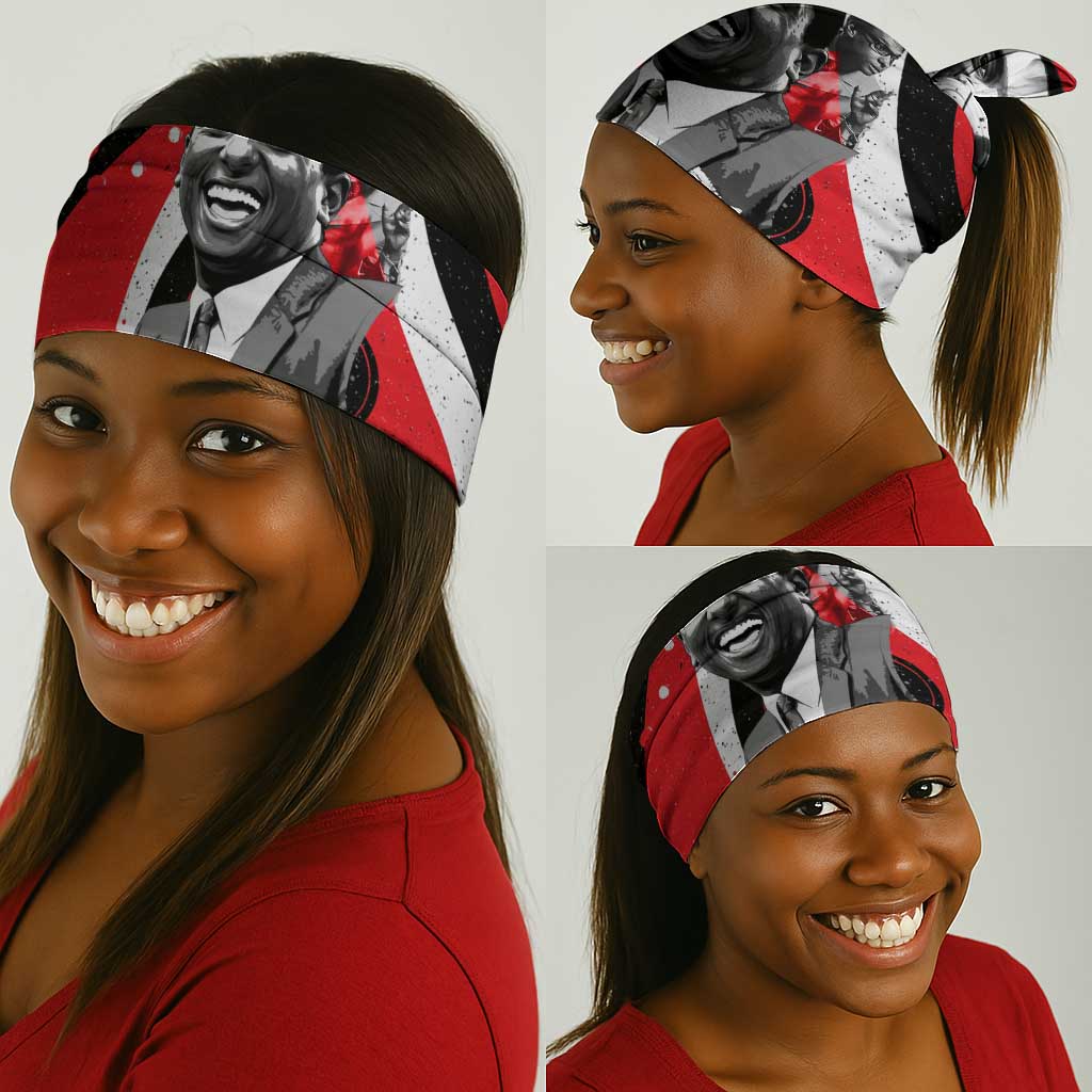 Stokely Carmichael Neck Gaiter Abstract Design Black Power Text Civil Rights Activist - African Pride