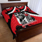 Stokely Carmichael Quilt Bed Set Abstract Design Black Power Text Civil Rights Activist - African Pride