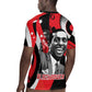 Stokely Carmichael Rugby Jersey Abstract Design Black Power Text Civil Rights Activist - African Pride