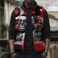 Stokely Carmichael Sleeveless Puffer Jacket Abstract Design Black Power Text Civil Rights Activist - African Pride