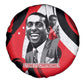 Stokely Carmichael Spare Tire Cover Abstract Design Black Power Text Civil Rights Activist - African Pride