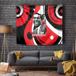 Stokely Carmichael Tapestry Abstract Design Black Power Text Civil Rights Activist - African Pride