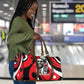 Stokely Carmichael Travel Bag Abstract Design Black Power Text Civil Rights Activist - African Pride