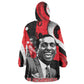 Stokely Carmichael Wearable Blanket Hoodie Abstract Design Black Power Text Civil Rights Activist - African Pride