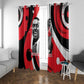 Stokely Carmichael Window Curtain Abstract Design Black Power Text Civil Rights Activist - African Pride