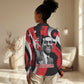Stokely Carmichael Women Casual Shirt Abstract Design Black Power Text Civil Rights Activist - African Pride