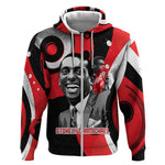 Stokely Carmichael Zip Hoodie Abstract Design Black Power Text Civil Rights Activist - African Pride